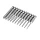 11pcs S2 1/4 Inch 6.35mm Torx Head Electric Screwdriver Bits Tip TP6 TP7 TP8 TP9 TP10 TP15 TP20 TP25 TP27 TP30 TP40