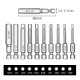 20pcs Hex Head Allen Wrench Drill Bit Set Premium S2 Steel Drill Bit Quick Release Shank Magnetic Screwdriver Bit Set