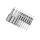 50mm 1.5 2.0 2.5 3.0 4.0 5.0 6.0 8.0 10 12mm Hex Key Allen Screwdriver Bits Magnetic 1/4 6.35mm Quick Change Impact Driver