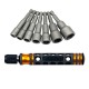 7pcs 1/4 Inch 6.35mm Length 65mm 6.0 / 7.0 / 8.0 / 9.0 / 10 / 12 / 14mm Nut Drivers