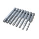 8pcs 1/4 Inch 6.35mm Length 50mm Torx Head Electric Screwdriver Bits Tip TP8, TP10, TP15, TP20, TP25, TP27, TP30, TP40