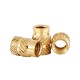 100pcs M2.5 Brass Insert Nuts Hot Melt Molding Copper Heat Inserting Thread Embedded Knurled Injection Nut