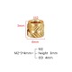 100pcs M2 Brass Insert Nuts Hot Melt Molding Copper Heat Inserting Thread Embedded Knurled Injection Nut