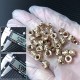 100pcs M4 Brass Insert Nuts Hot Melt Molding Copper Heat Inserting Thread Embedded Knurled Injection Nut