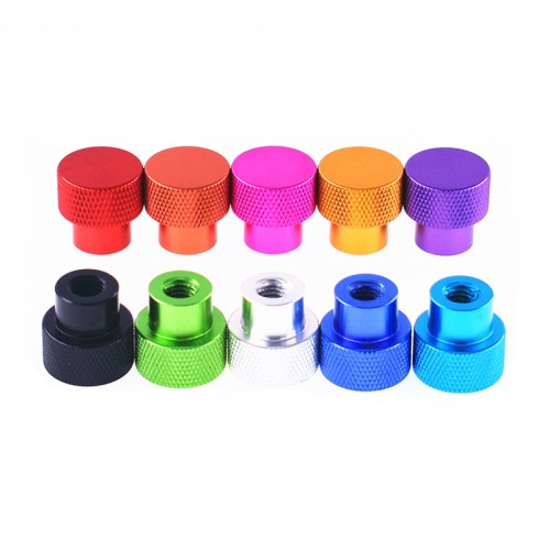 20pcs M3 M4 M5 M6 Blind Hole Hand Nut Aluminum Knurled Step Thumb Nut