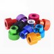 50pcs M3 M4  Blind Hole Hand Nut Aluminum Knurled Step Thumb Nut