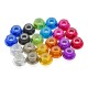 CW CCW 50pcs M4 M5 M6 Lock Nuts Flanged Nylon Insert Aluminum Alloy Self-Locking Nuts