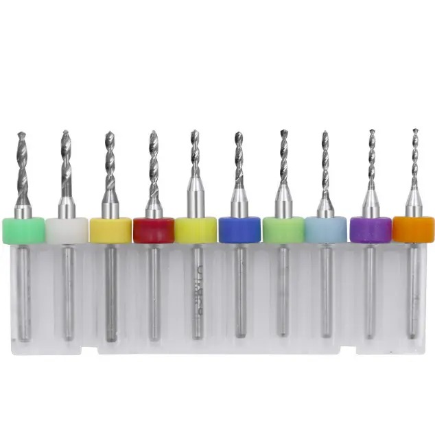 PCB drill bit tungsten steel carving drill bit amber wax hand twisted bit drilling hole