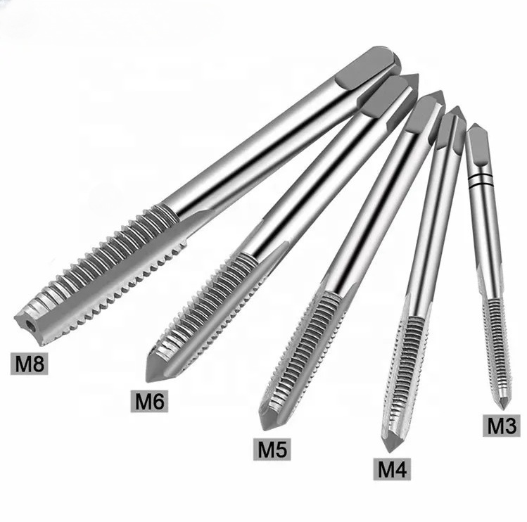 Factory Wholesale M2-M52 HSS Ti-coated Spiral Pointed Machine Screw Tap