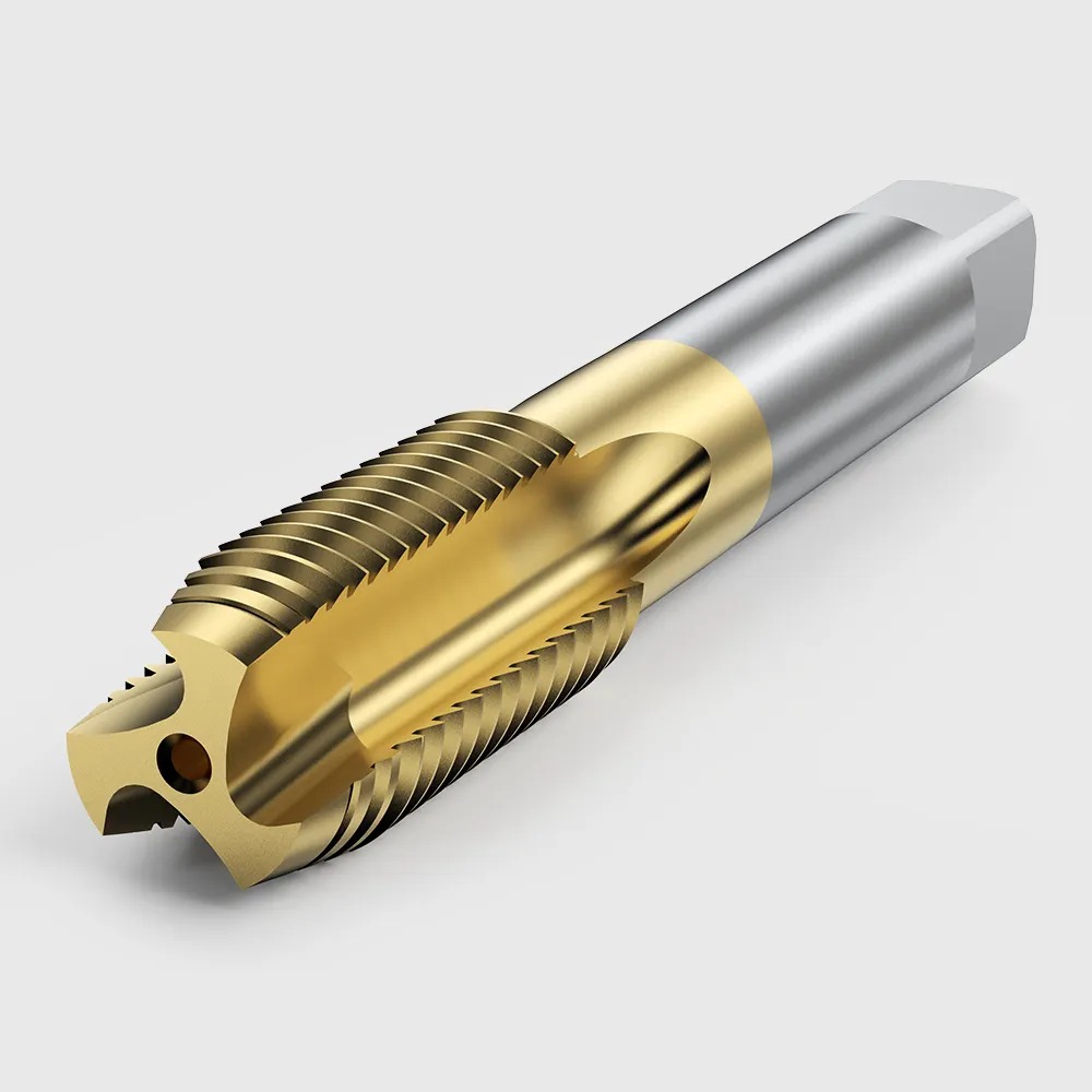 China Factory Coated Straight Tap Grooved Spiral HSS Tap with Spiral Point