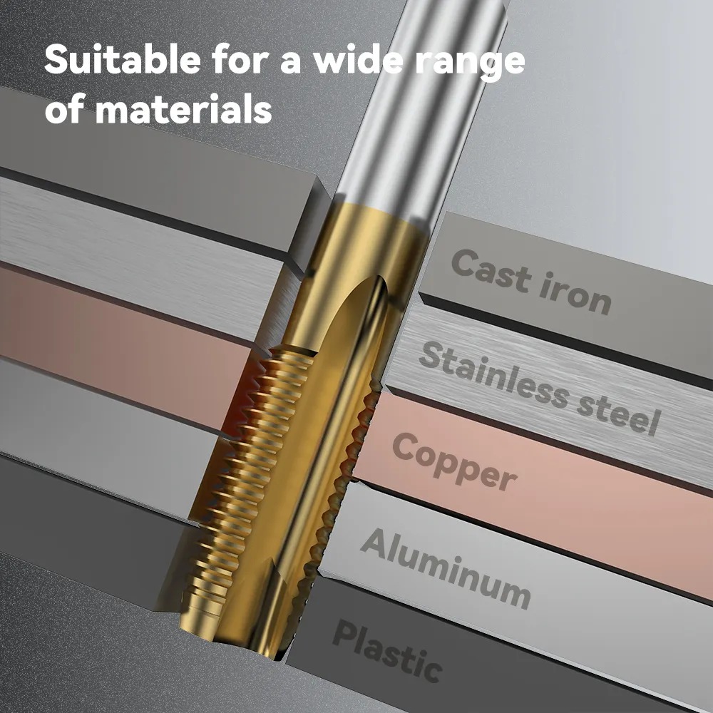 China Factory Coated Straight Tap Grooved Spiral HSS Tap with Spiral Point