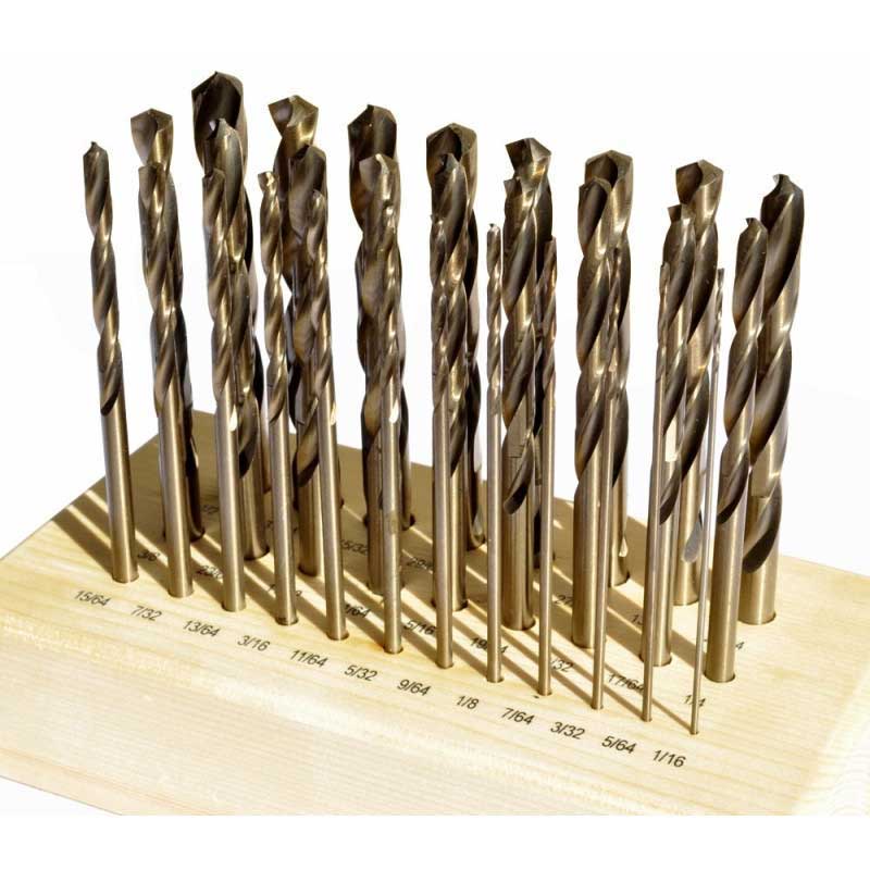Socoje Tools 12-016-CS01 M35 (5% COBALT) 29 PCS AIRCRAFT EXTENSION DRILL SET