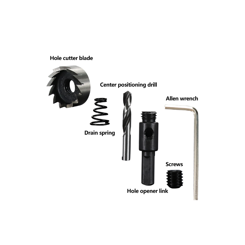 Socoje 15-53mm Hole Sawtooth Drill Bit Hole Saw Cutter for Stainless Steel Metal Alloy Hole Drilling