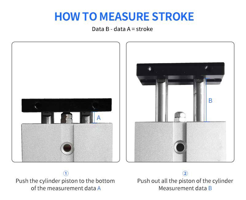 TN Parallel Bar Double Shaft Customized Twin Rod Pneumatic Cylinder