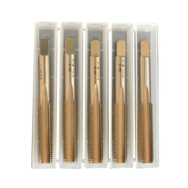 7/16-20 UNF 4 Straight Flute Machine Tap H3 Bottom Tap 5pcs