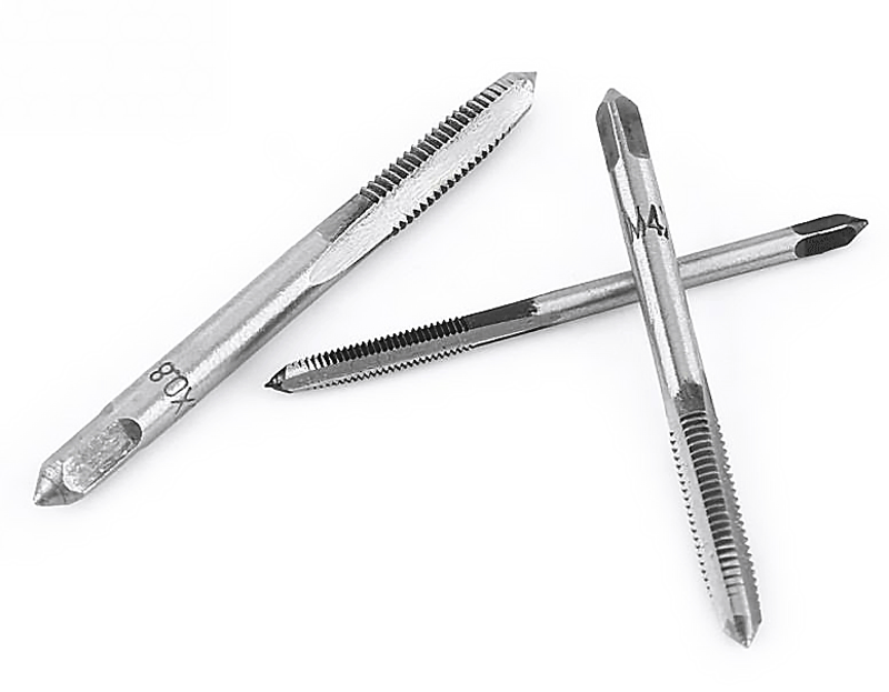 straight flute tap M3 M4 M5 M6 M8 M10 M12 screw tap straight fluted hand tap screw thread with cobalt