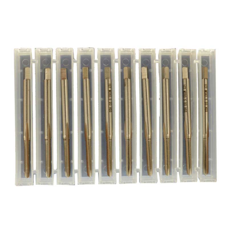 M3 x 0.5 3 Flute Straight Flute Machine Tap D3 Bottom Tap 10pcs