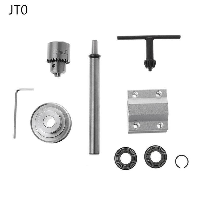 No Power Spindle Assembly Small Lathe Accessories Trimming Belt JTO/B10/B12/B16 Drill Chuck Set