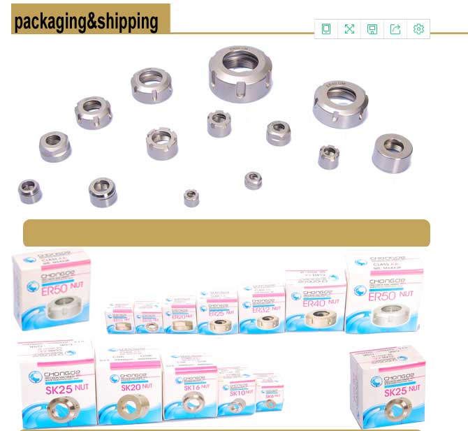 ER8M Collet Nut M10 X 0.75 Pitch