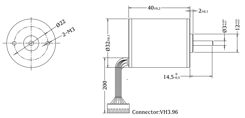 17000 rpm 12V 24V High Speed Brushless DC Motor
