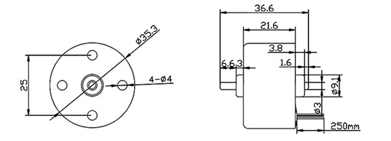 3000 rpm 12V 24V Small Brushless DC Motor