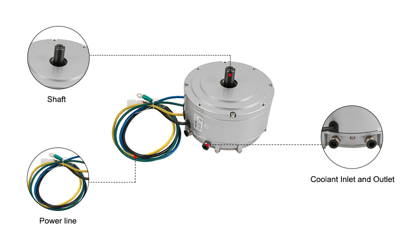 3 kW Air Cooling BLDC Motor For Electric Vehicle