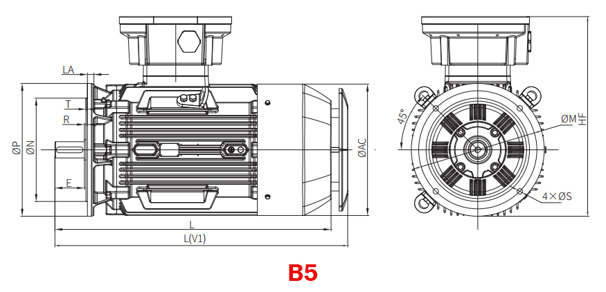 15hp (11kW) Explosion Proof Motor, 380V, 2P/ 3P/ 4P