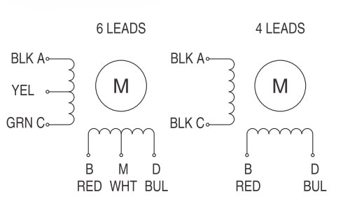 Nema 23 2-phase Stepper Motor, 2.8A, 1.8 degree, 4 wires