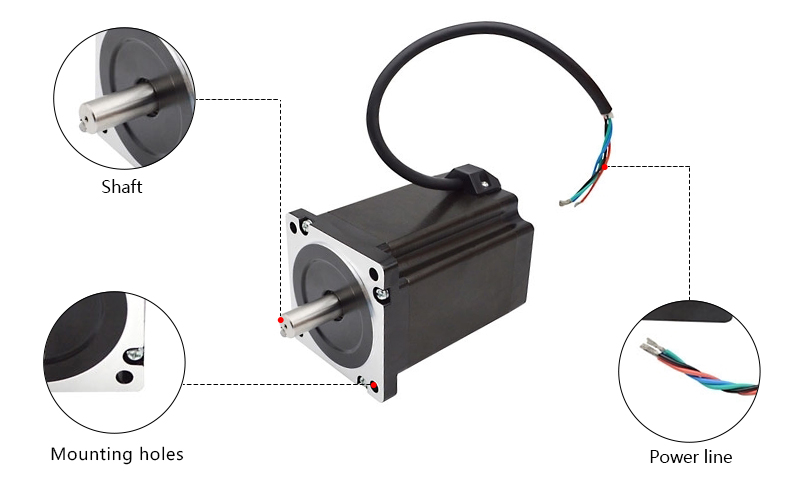 Nema 34 Stepper Motor, 2 Phase, 5A, 12N·m