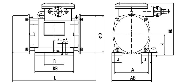 5.5 kW Explosion Proof Vibration Motor, 4 pole