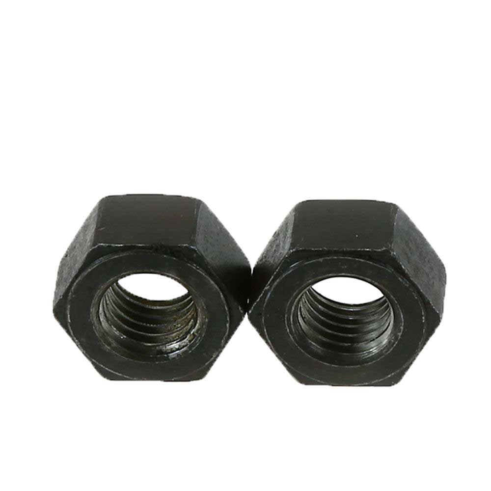 Black Oxide 2H Heavy Hexagon Nuts Hex Head Nuts Carbon Steel Grade 4 8 10 12 1" 2" 3" 4" ASTM A194 ASME B18.2.2