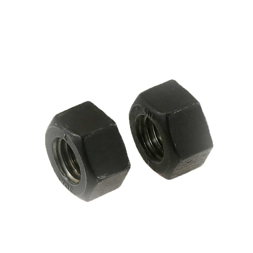 Black Oxide 2H Heavy Hexagon Nuts Hex Head Nuts Carbon Steel Grade 4 8 10 12 1" 2" 3" 4" ASTM A194 ASME B18.2.2