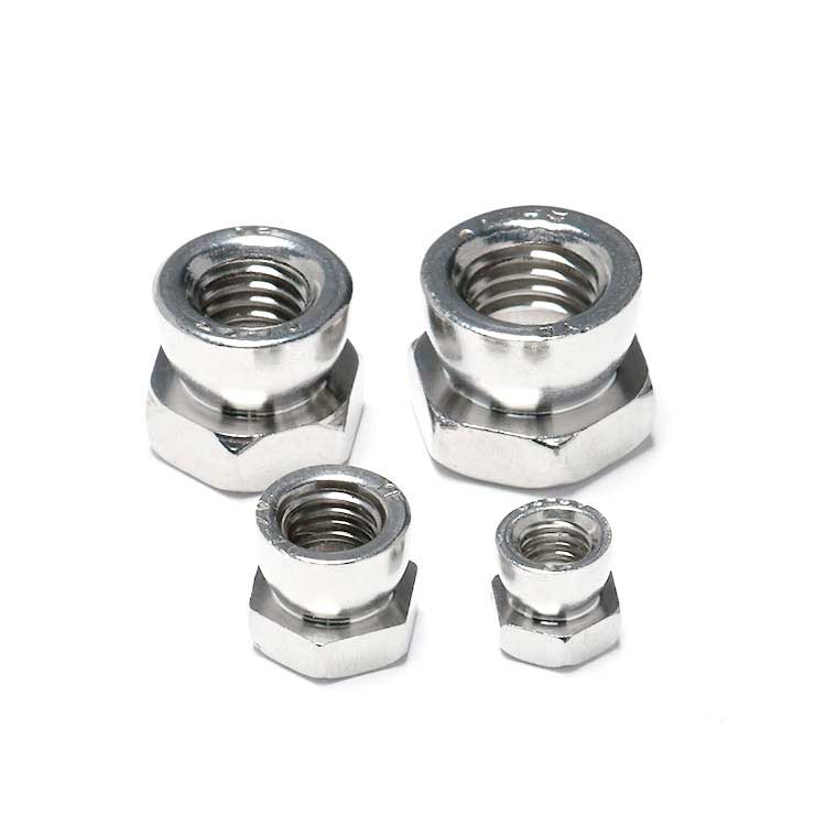 Square Female Square Corner Nut Chamfer Galvanized Carbon Steel M5 M6 M8 M10 Square Nuts