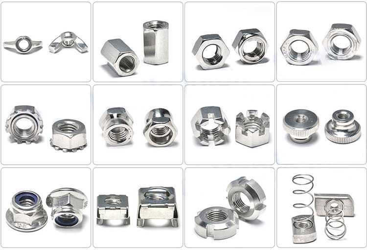 Hardware Fastener DIN6926 Anti-Rust Wheels Lug Nut Hex Flange Nylon Insert Lock Nut