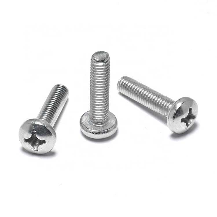 DIN7985 GB818 Stainless Steel 304 A2 Machine Screw Pan Phillips Head Screw