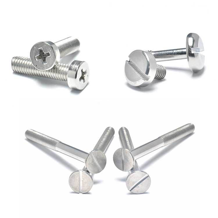 M3 M4 M5 DIN 965 DIN7985 A2 A4 Stainless Steel Csk Flat Head Phillips Machine Screws