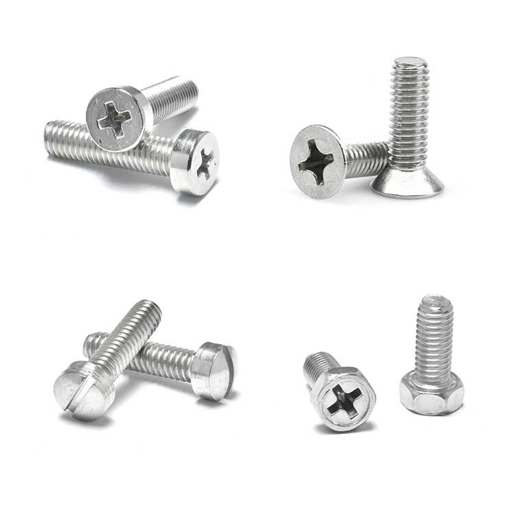 M3 M4 M5 DIN 965 DIN7985 A2 A4 Stainless Steel Csk Flat Head Phillips Machine Screws