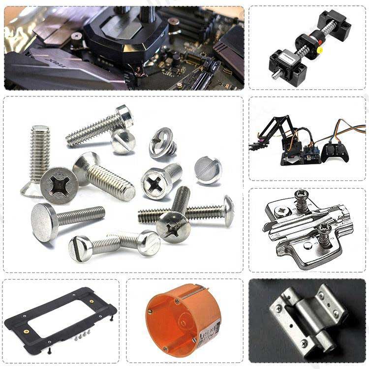 M3 M4 M5 DIN 965 DIN7985 A2 A4 Stainless Steel Csk Flat Head Phillips Machine Screws