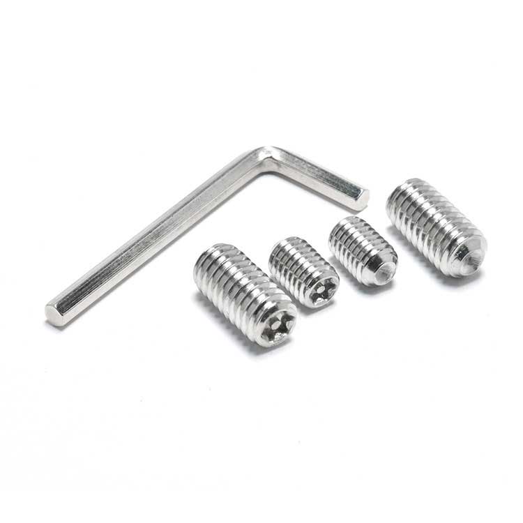 Hardware Manufacturer Metric Stainless Steel Hex Socket Cone Point Grub Set Screws