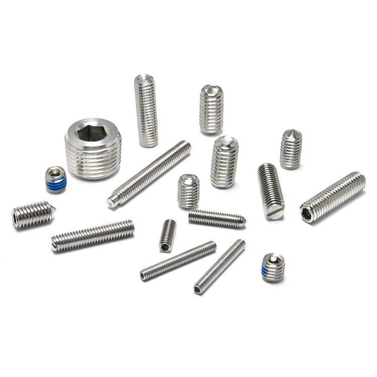 Hardware Manufacturer Metric Stainless Steel Hex Socket Cone Point Grub Set Screws
