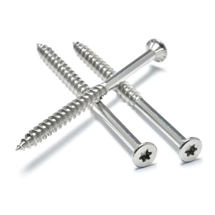 st6*55 SS304 countersunk wood screw torx