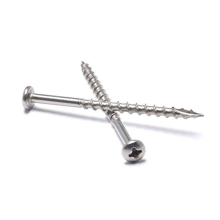 Supply Stainless Steel 316 304 410 or Zinc Plated Pricison Thread Phillips Pan Head Wood Screws with Cutting Point