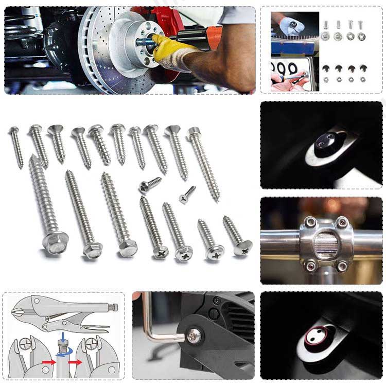 High Quality Stainless Steel 304 316 Phillips Flat Csk Head Sheet Metal Self Tapping Screws