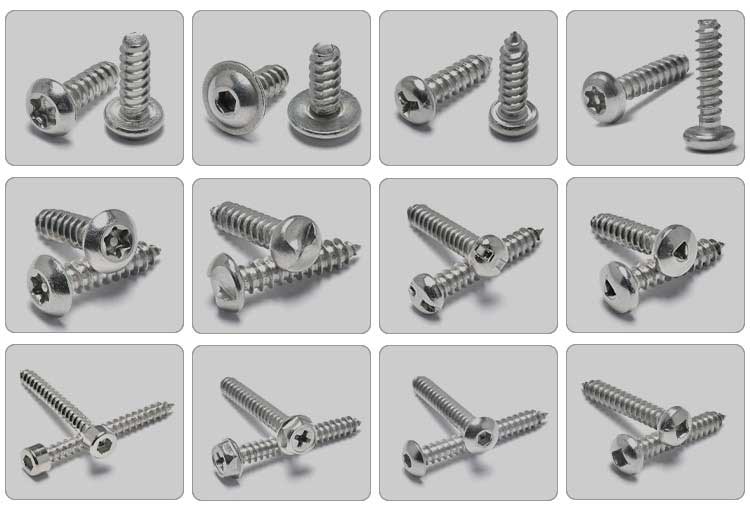High Quality Stainless Steel 304 316 Phillips Flat Csk Head Sheet Metal Self Tapping Screws
