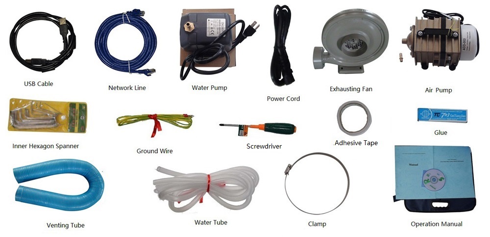 80W Co2 Laser Engraving Cutting Machine 27 ⁹/₁₆X19 ¹¹/₁₆ Inch Laser Engraver With Ruida DSP RDWorks V8 Compatible With LightBurn Software