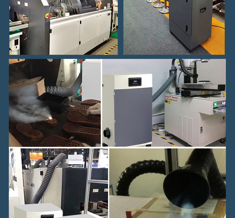Dust Extraction Laser Engraving Fume Extractor For Co2 Laser Cutter Machine Laser Marking Machine