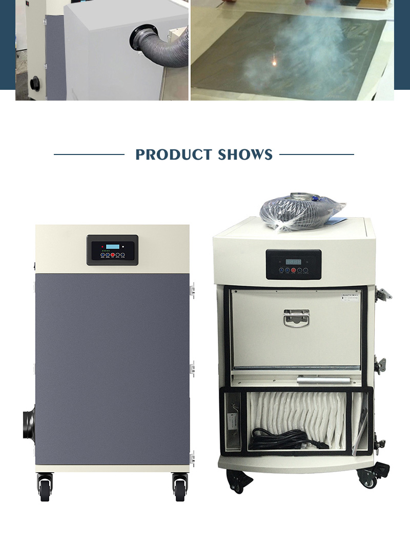 Dust Extraction Laser Engraving Fume Extractor For Co2 Laser Cutter Machine Laser Marking Machine