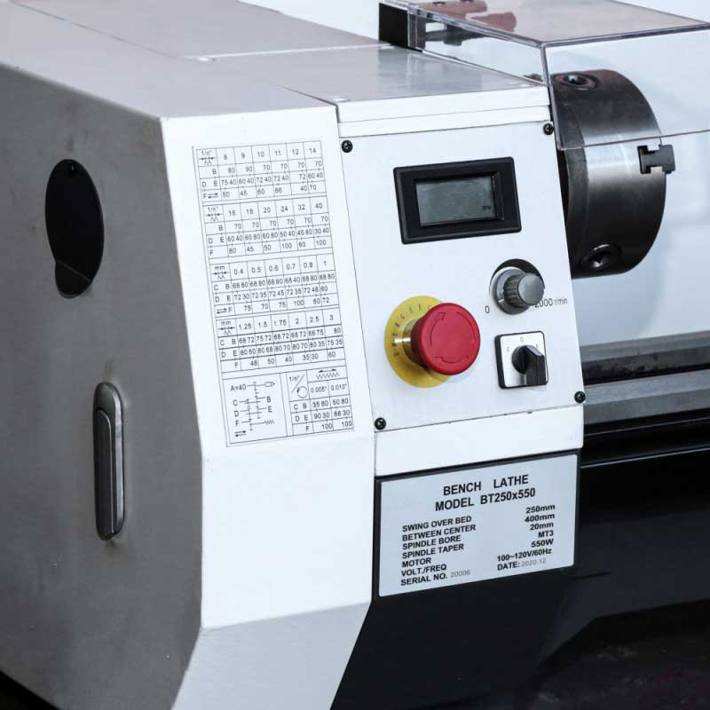 Variable Speed 10" x 30" Benchtop Mini Metal Lathe 20mm