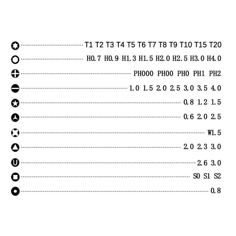 50-In-1 Precision Screwdriver Set Disassembly Tool Repair Mobile Phone Computer Notebook Tool Multi-purpose Screwdriver