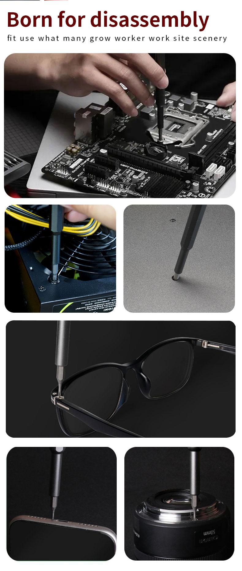 MT-M025 25-in-1 Screwdriver Set Double-Sided Magnetic Tip Hand Tools Magnetic Screwdriver Set Screwdriver Bits